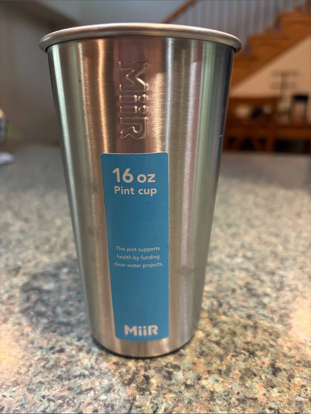 REI Co-op Stainless Steel Tumbler - Silver with Black Logo NEW